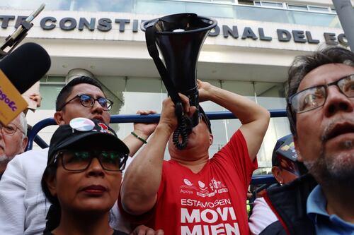 Organizaciones sociales se movilizaron a favor de la Corte de Constitucional