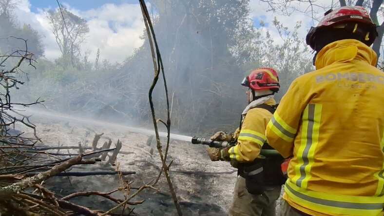 Incendio Forestal en Cuenca