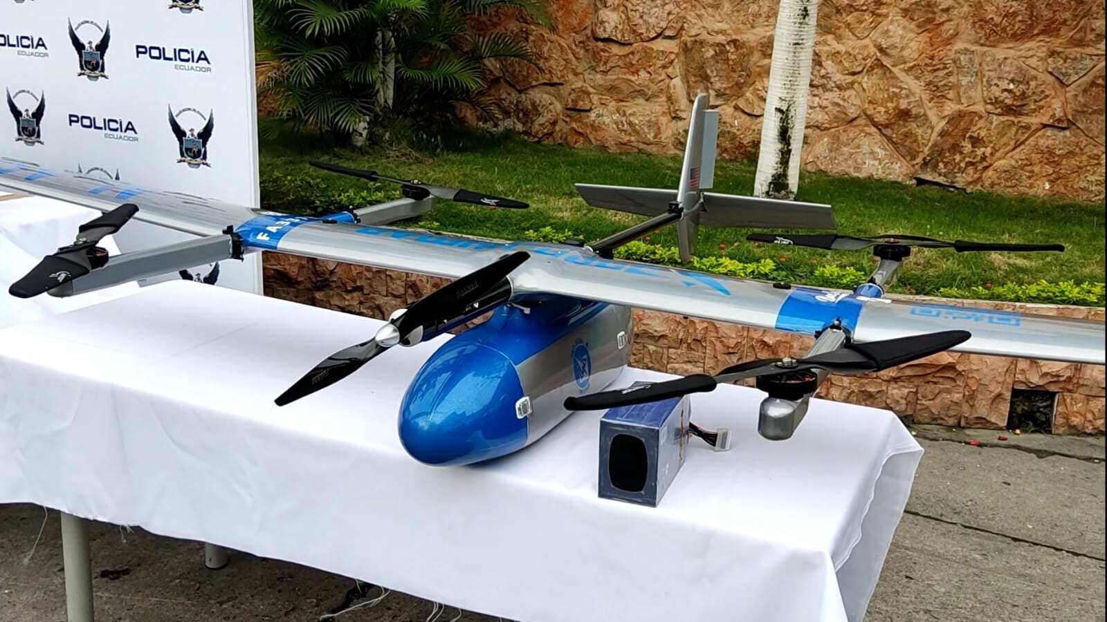 Dron de alta capacidad era utilizado por los detenidos para ejecutar delitos.