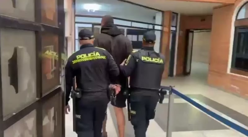 La Fiscalía General de la Nación confirmó la detención de Rubén Darío Saldarriaga, de 31 años.