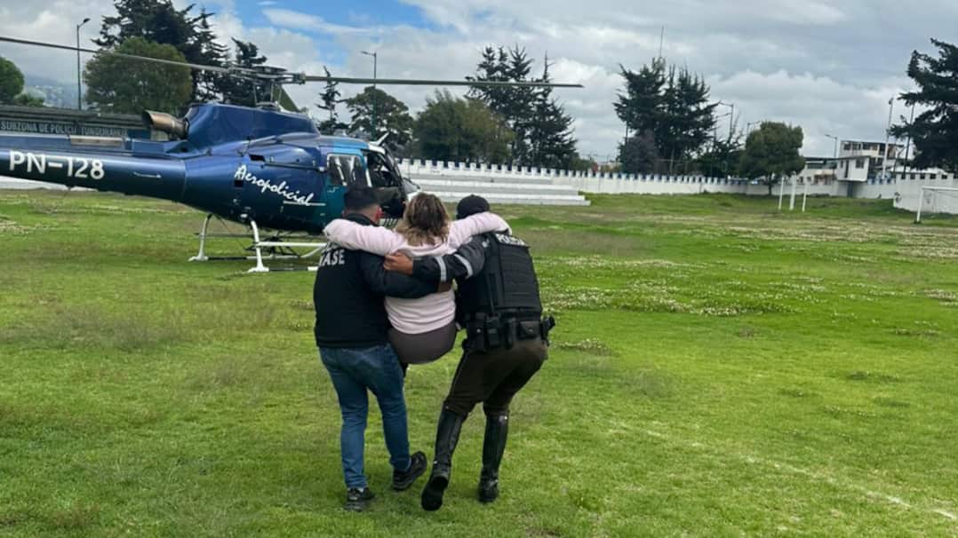 Exigían USD 100.000: Policía rescata a mujer secuestrada 18 días y desarticula dos bandas en Ambato