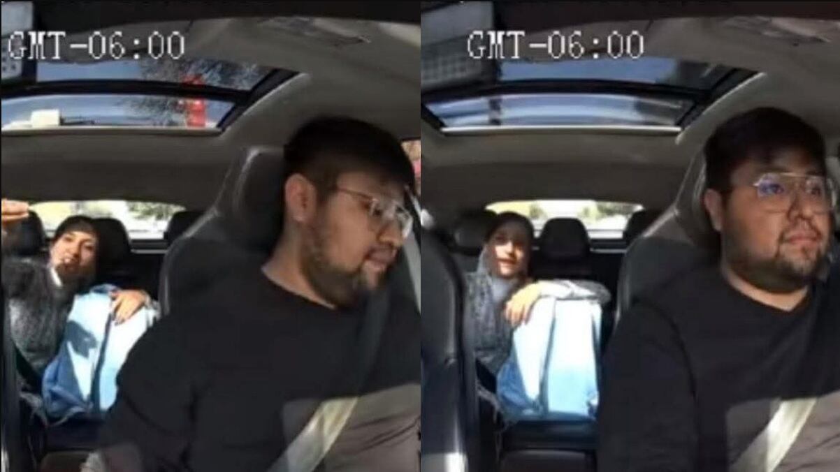 Mujer amenaza a conductor porque se atrasaba a su trabajo : “Avanzas o te avientas 5 años de cárcel”