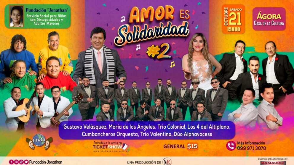 Concierto en Quito para apoyar a la Fundación Jonathan