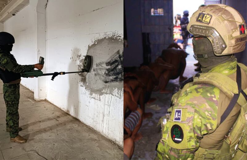 Mega operativo en la Penitenciaría del Litoral y ‘La Roca’: militares encontraron perros para pelea