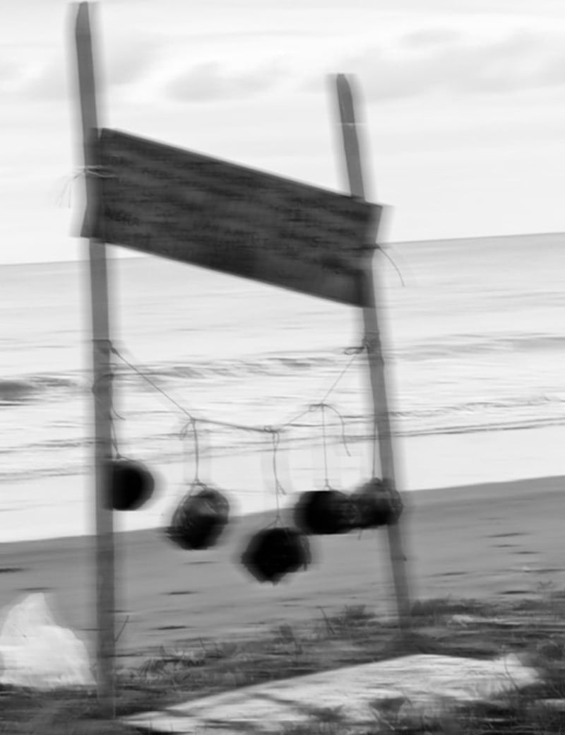 Hallan cinco cabezas humanas colgadas en Puerto López