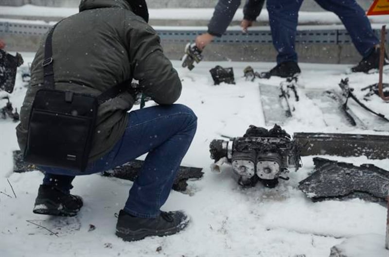 Dron se impactó en planta nuclear.