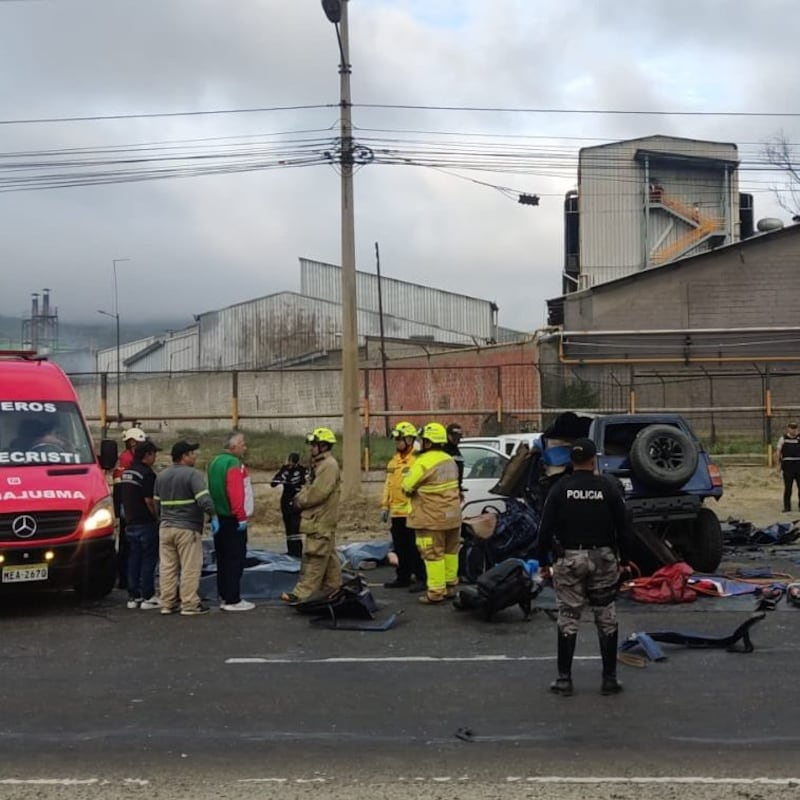 Accidente en Manta