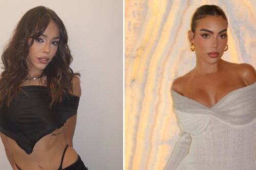 Georgina Rodríguez y Danna lucen el mismo vestido: mientras de una se burlan, a la otra la llaman “diosa”