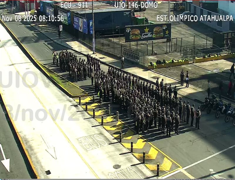 Cierres viales y monitoreo en los alrededores del Estadio Atahualpa por los conciertos de Shakira. Foto: ECU 911