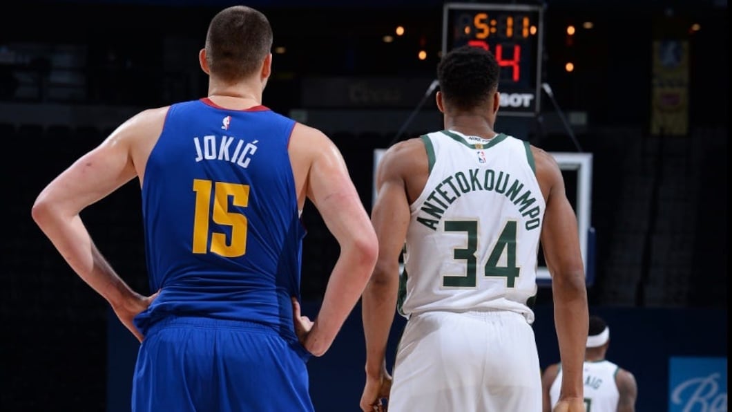 Jokic y Antetokounmpo en la NBA