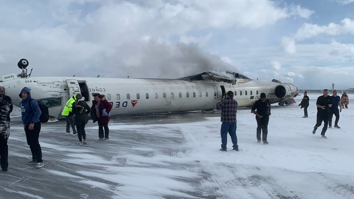 Accidente de avión en el aeropuerto de Toronto