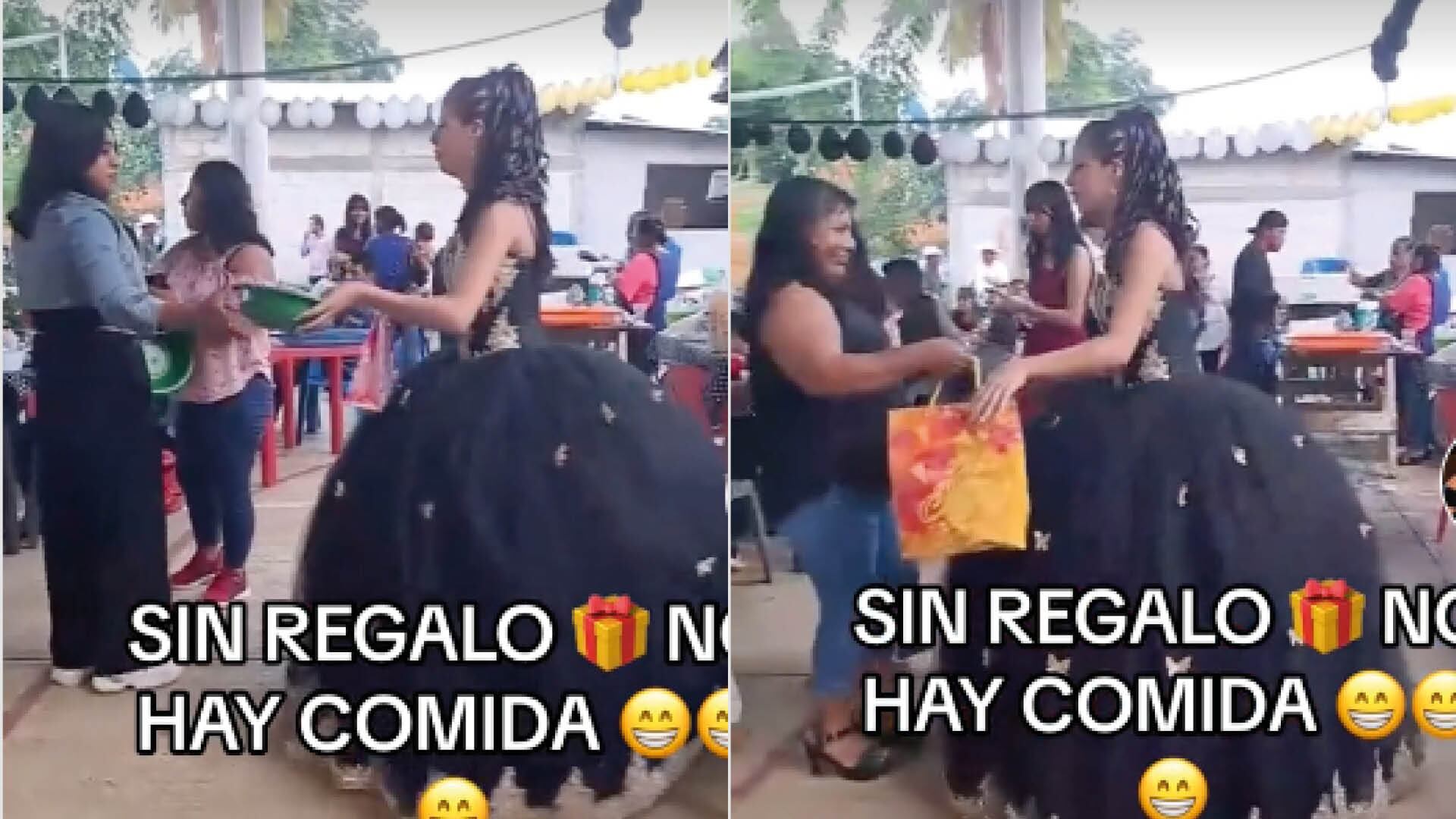 ‘Sin regalo no hay comida’: Estallan contra quinceañera por establecer estricta regla en su fiesta