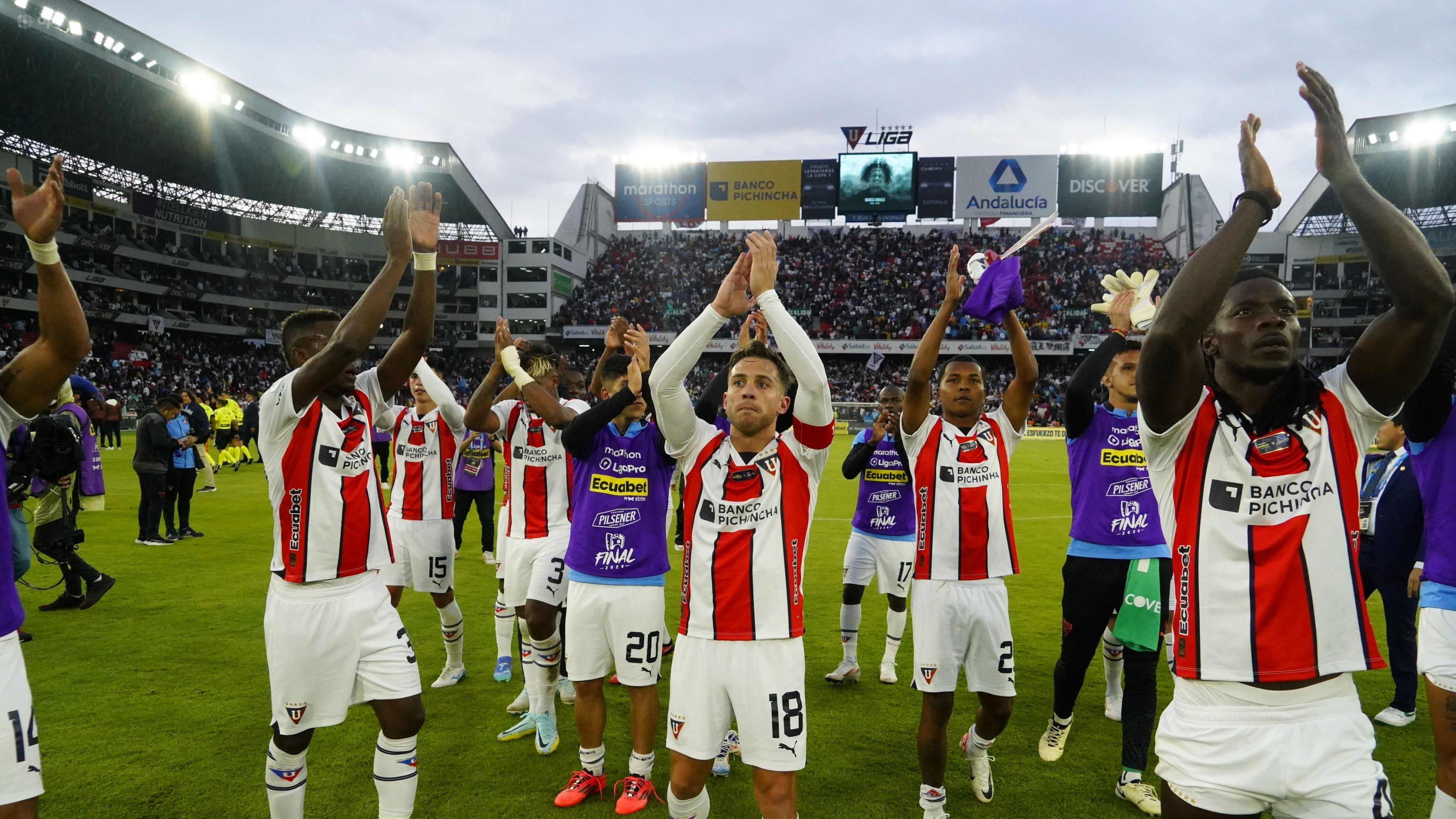 Liga de Quito en Casa Blanca