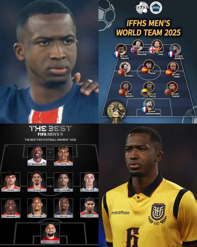 Willian Pacho en The Best y en el 11 de IFFHS