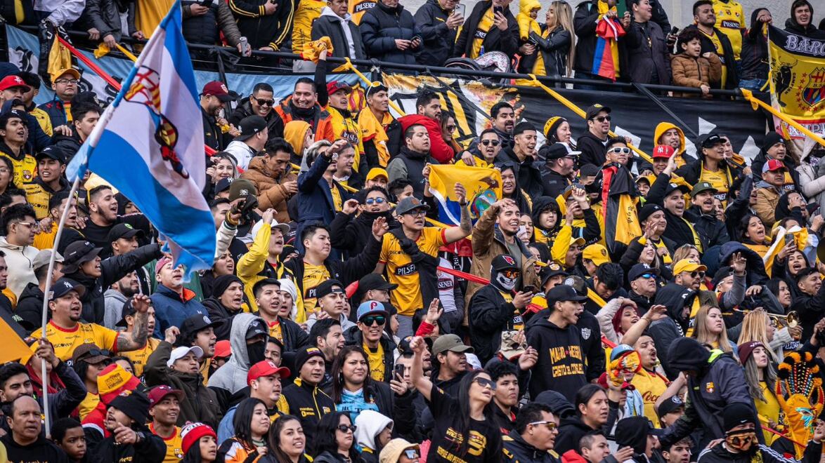 Hinchas de Barcelona SC en New Jersey, Estados Unidos