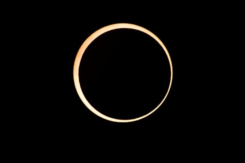 Eclipse solar anular en Ecuador