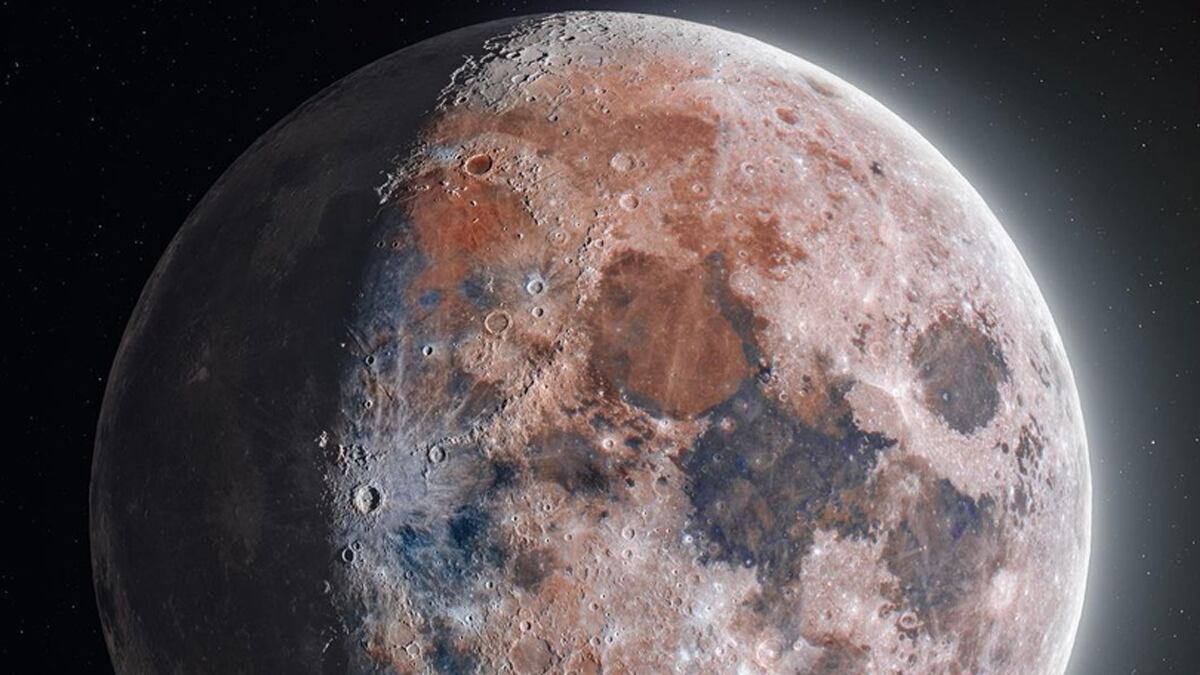 Foto muy detallada de la Luna