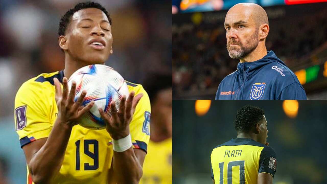 Gonzalo Plata y Félix Sánchez Bas con La Tri