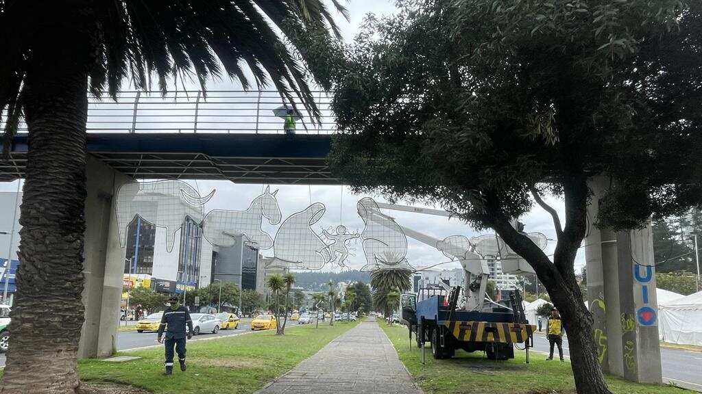 Lugares iluminados en Quito