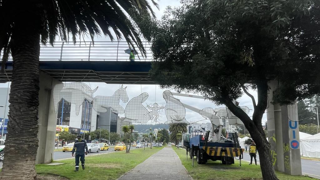 Lugares iluminados en Quito