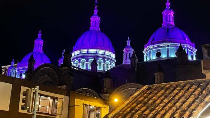 Las cúpulas de la catedral nueva de Cuenca