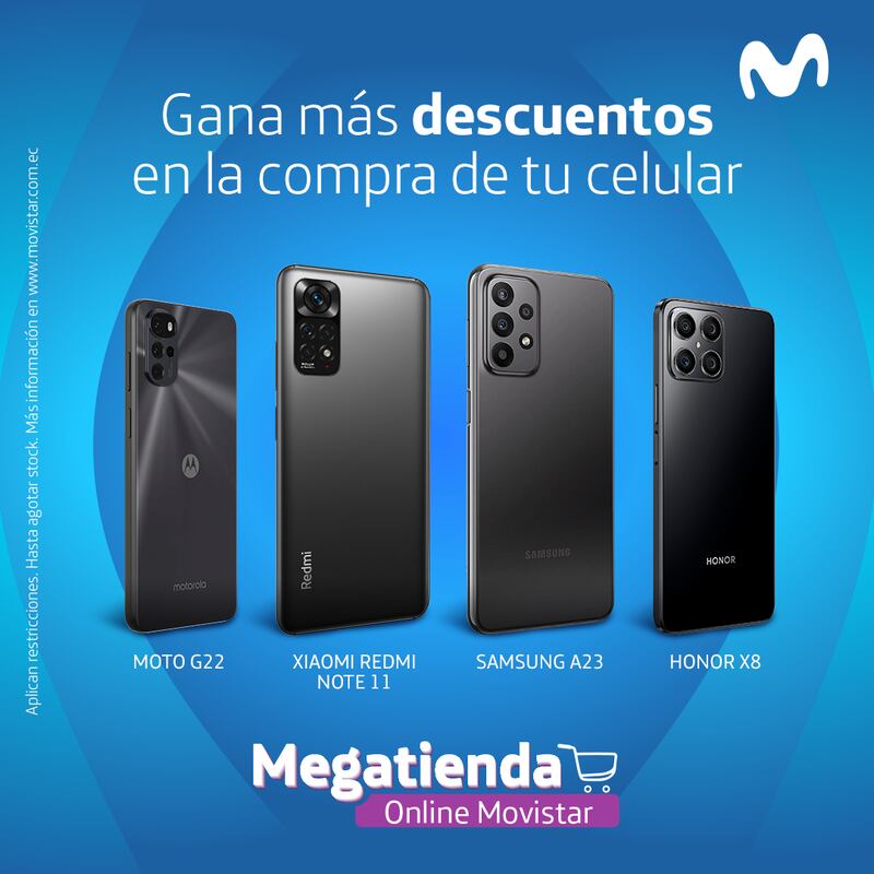 Dispositivos que puedes encontrar en la Megatienda Online Movistar