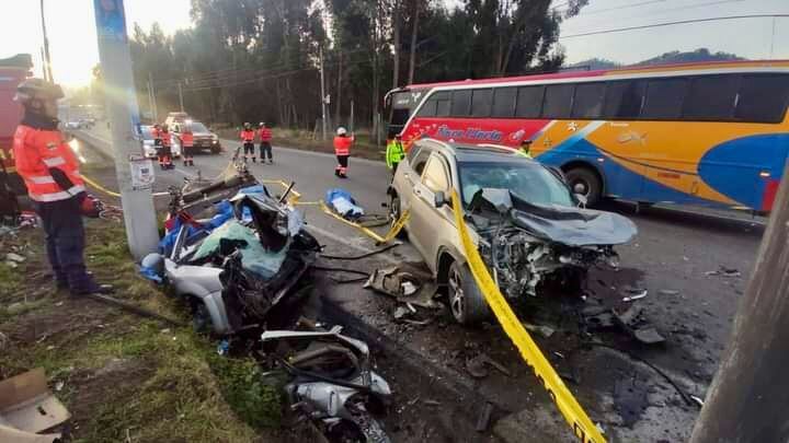 Accidente en Riobamba