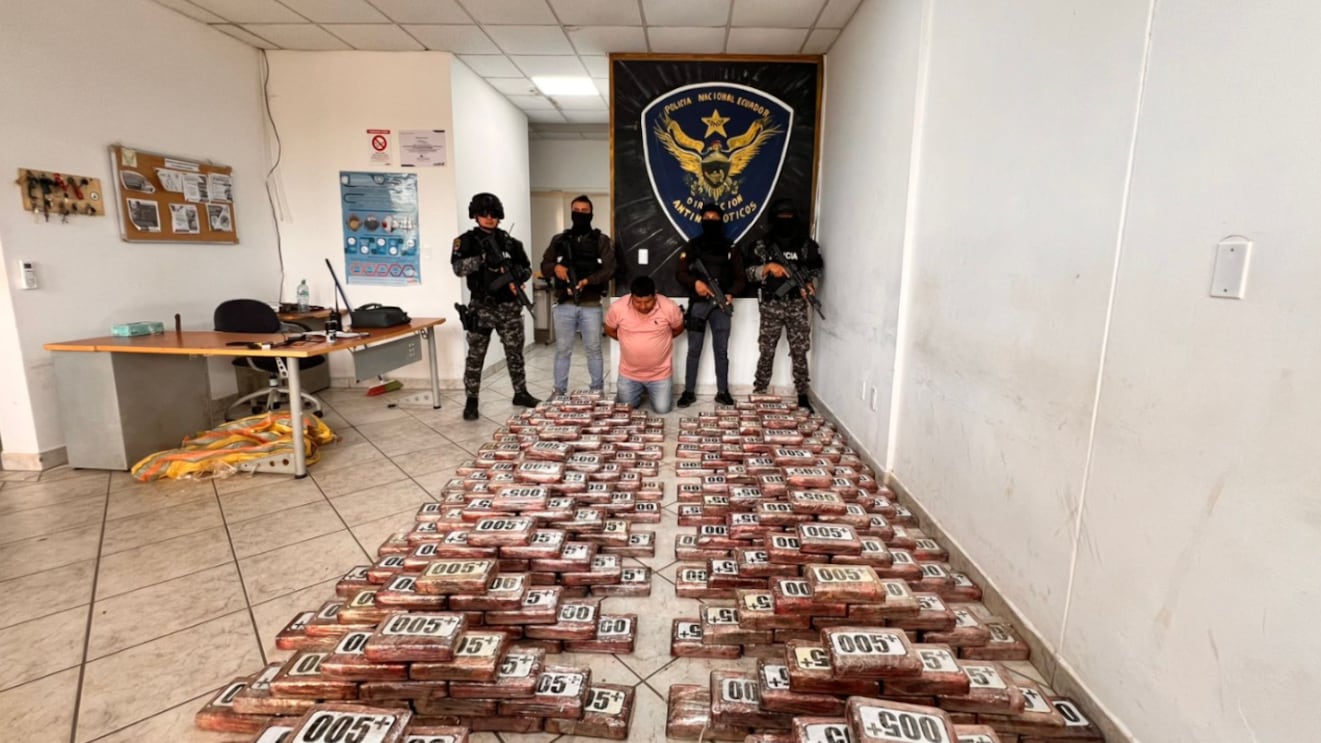 Incautan más de cinco toneladas de droga entre el 21 y el 27 de diciembre en Ecuador