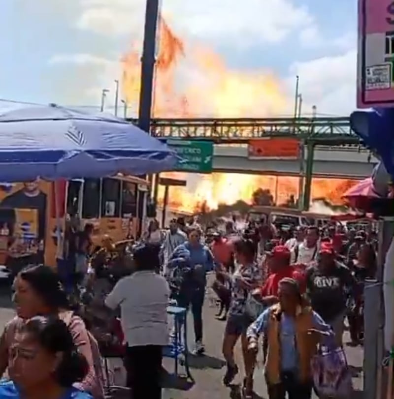 Así fue la explosión que estremeció el Puente de la Concordia (Captura de Pantalla)