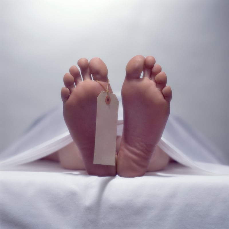 Imagen referencial de un cadáver