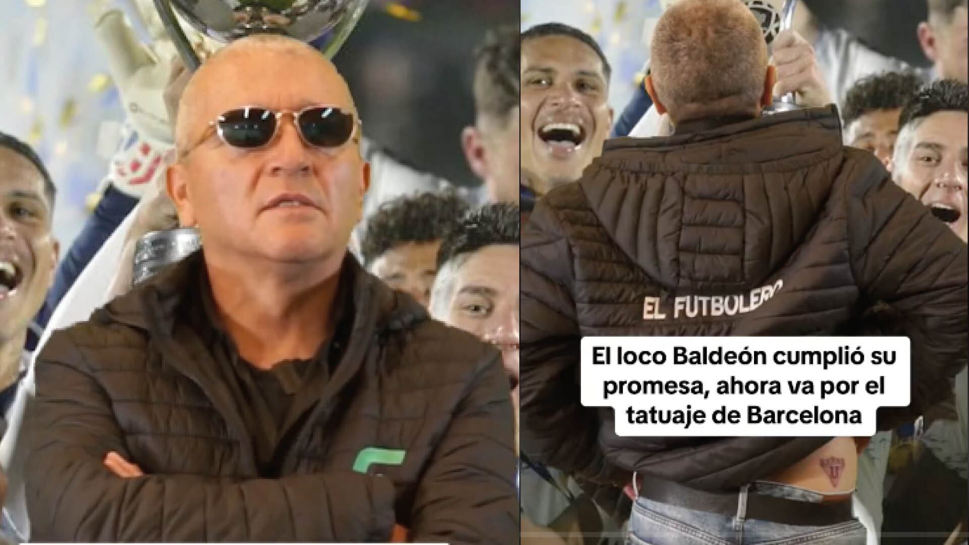 El ‘Loco’ Baldeón muestra su tatuaje de Liga de Quito y envía mensaje a Barcelona SC