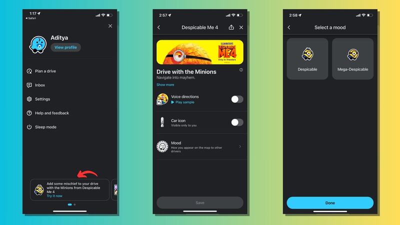 Waze se une a la fiebre por los Minions