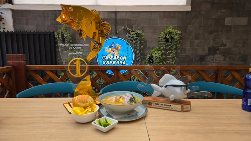 Encebollado ganador de Camarón Barbosa