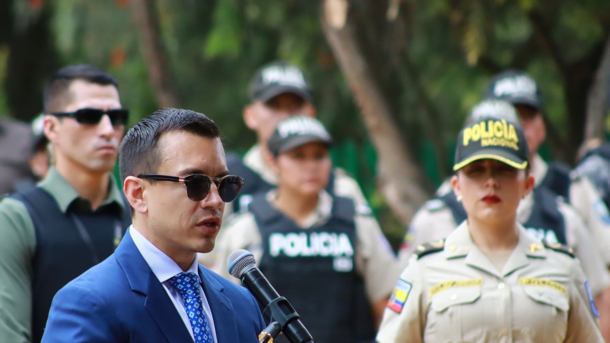 Presidente Daniel Noboa inauguró dos UPC ubicadas en San Antonio y Santa Rosa