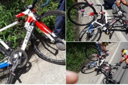 Fatal accidente en la ‘Vuelta a Colombia’
