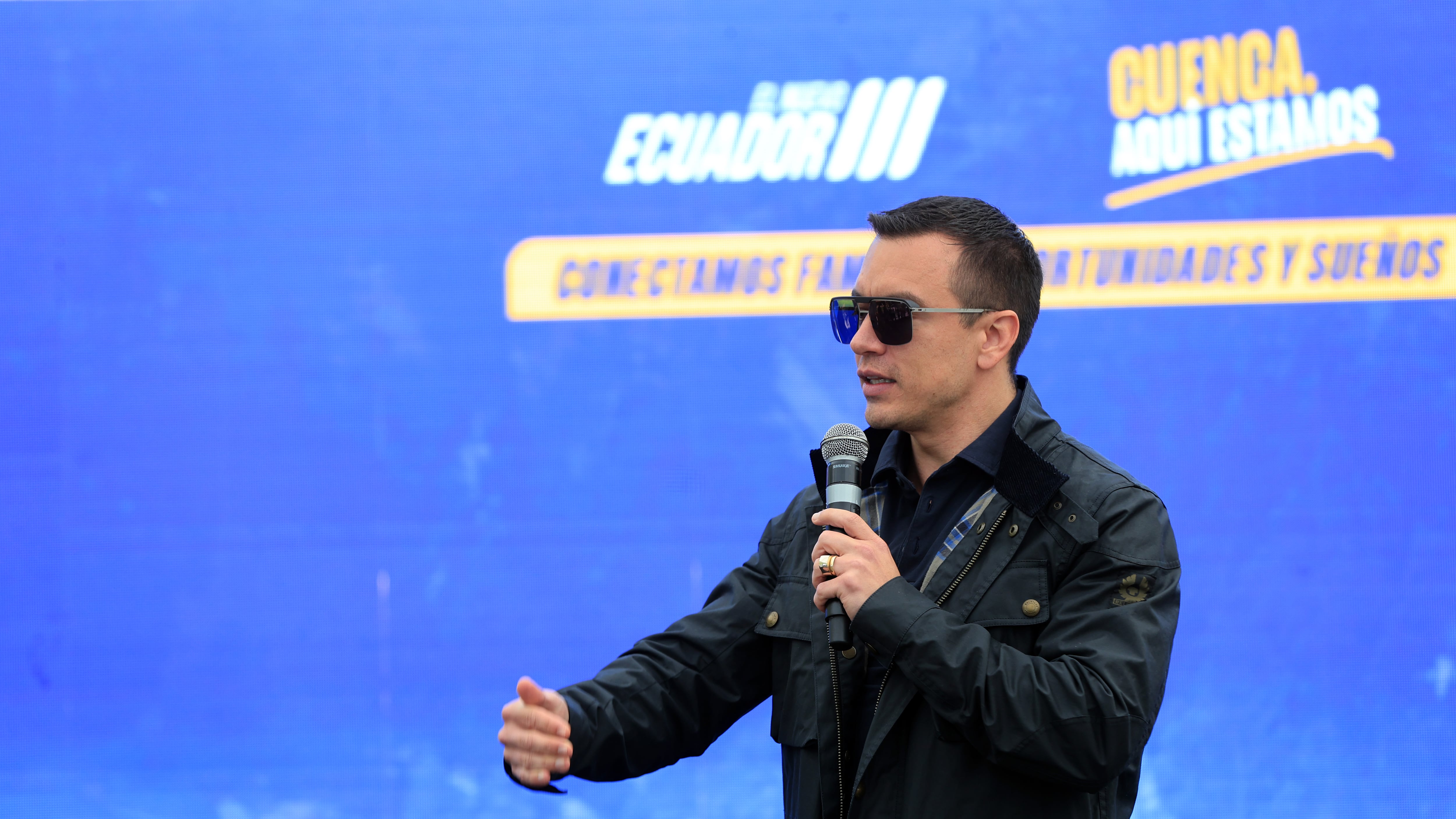 Daniel Noboa anuncia el inicio a la rehabilitación de la vía Cuenca–Molleturo–El Empalme