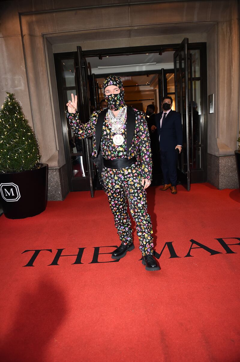 J Balvin MET Gala 2021.
