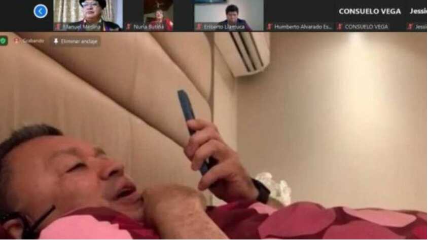 Desde una sesión de Zoom