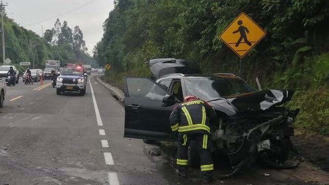 Accidente en Amaguaña