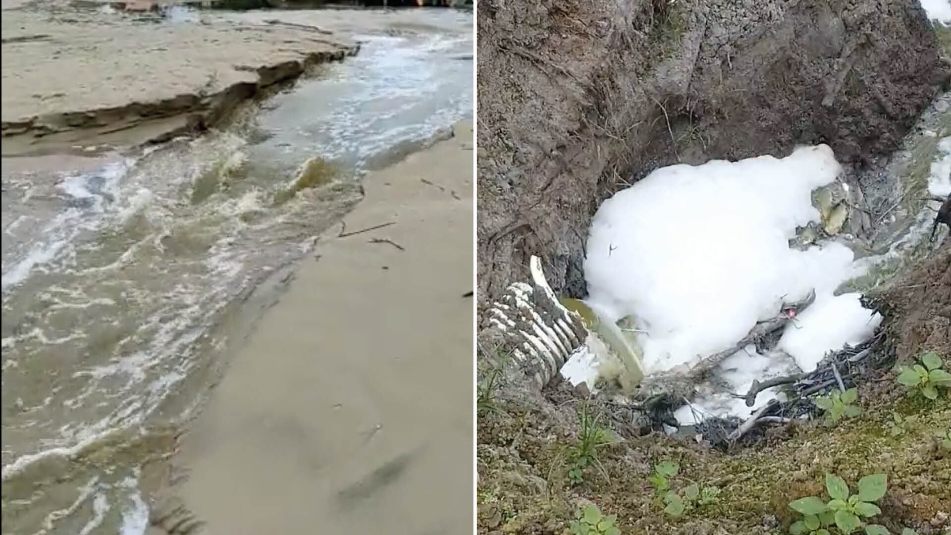 Desechos fecales caen al mar en la playa de Montañita causando indignación en las redes sociales