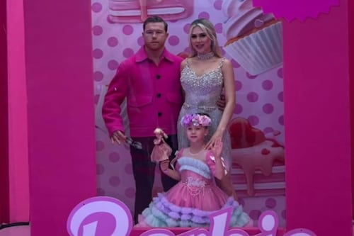 Todos los detalles de la fiesta de la hija del Canelo al estilo Barbie
