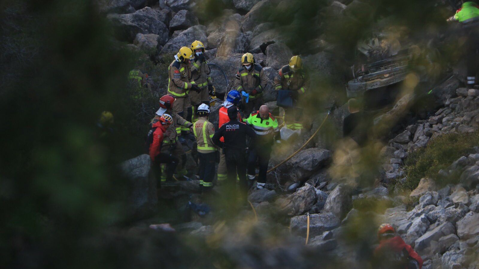 Accidente donde murieron tres futbolistas en España