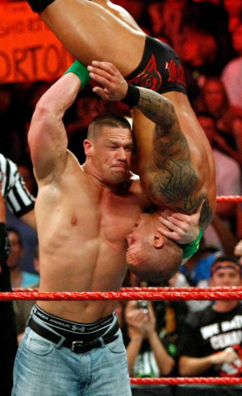 John Cena y Randy Orton.