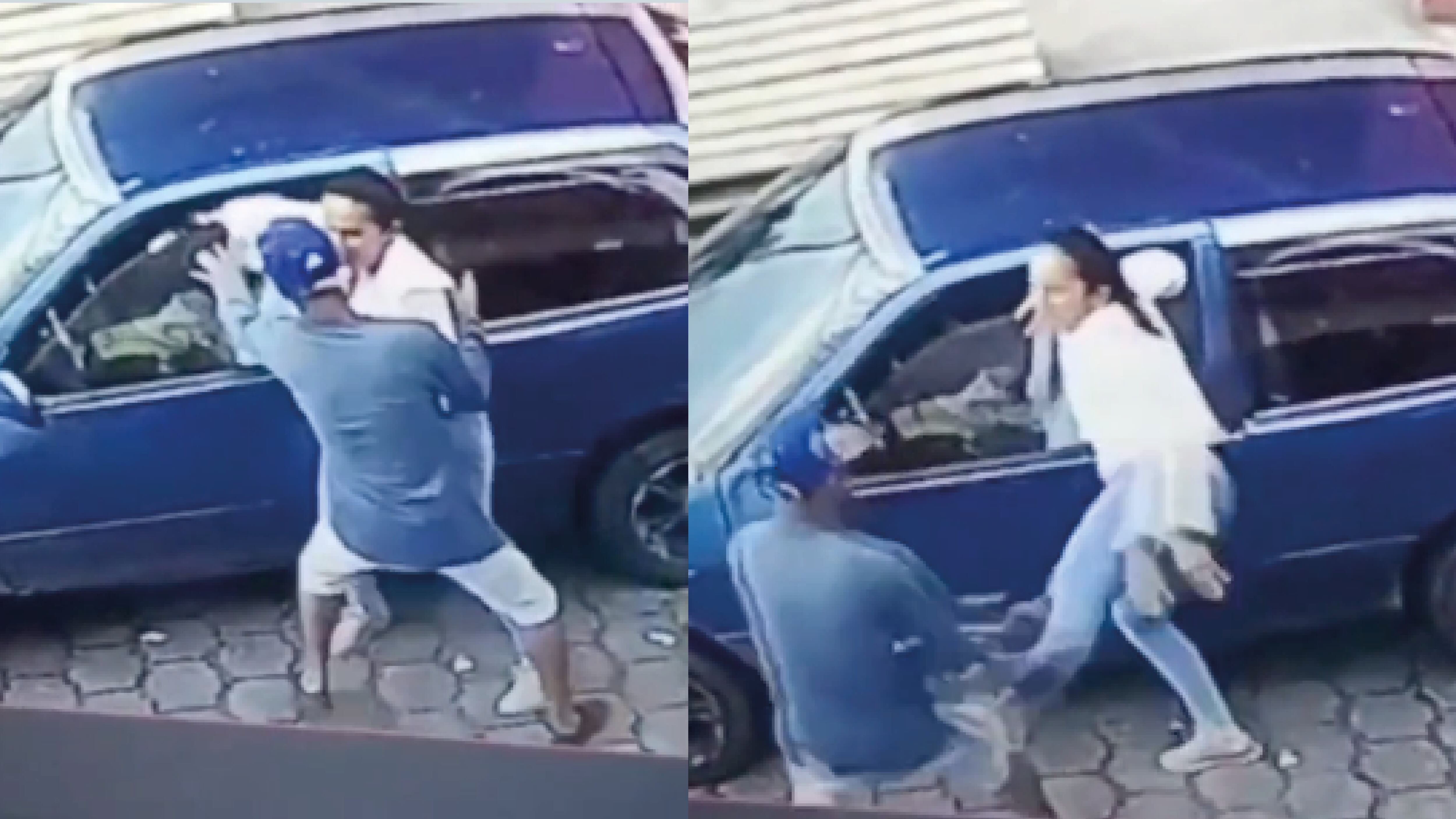 A patadas, valiente mujer no se dejó robar en Quevedo