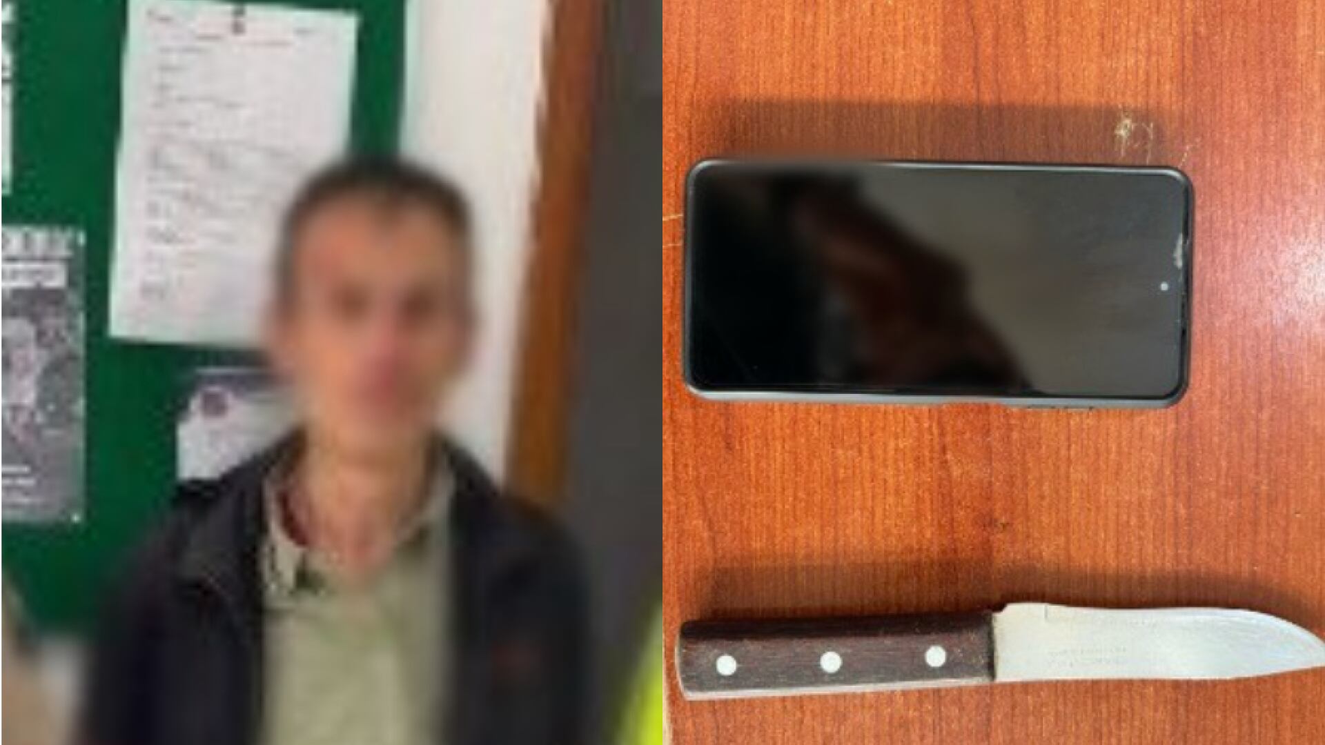 Delincuente intentó huir tras ser capturado por ciudadanos al interior del Metrobus en el norte de Quito