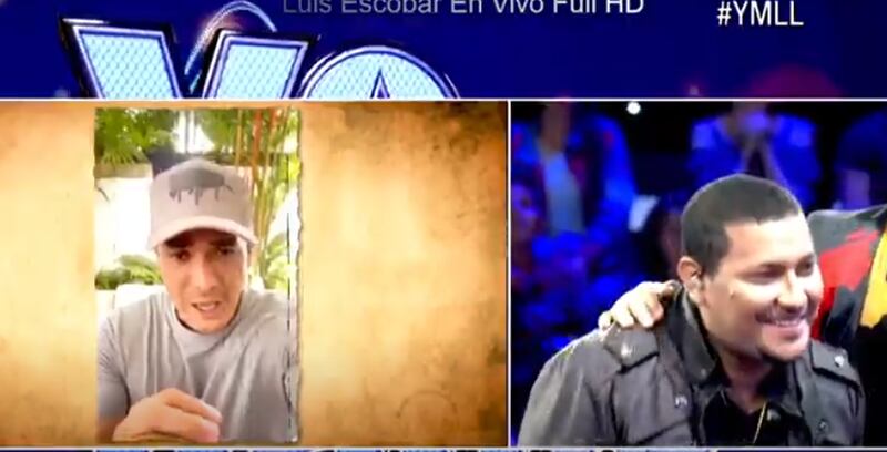 Víctor Manuelle y su imitador
