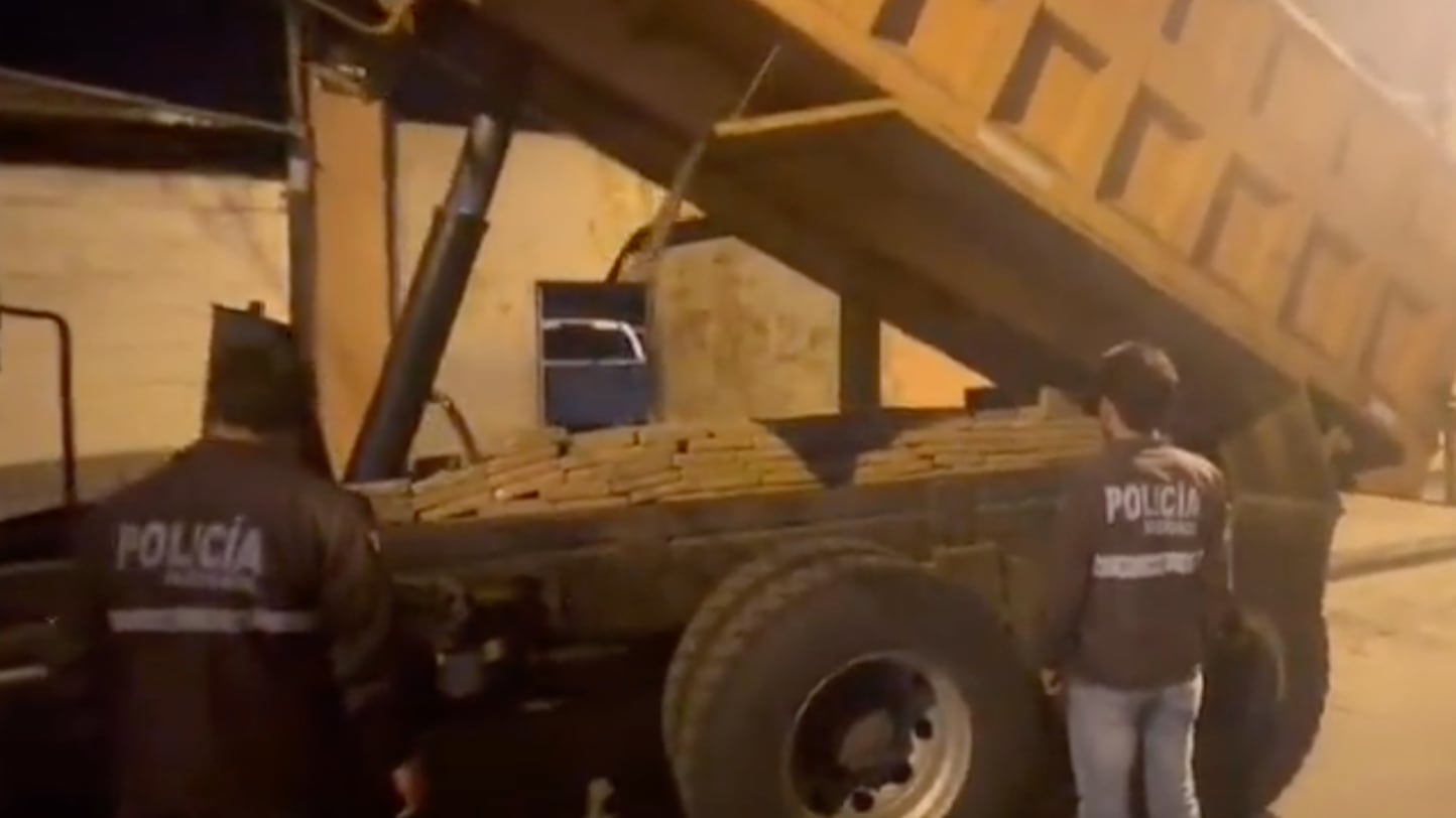 Cocaína hallada en un camión en Guayaquil