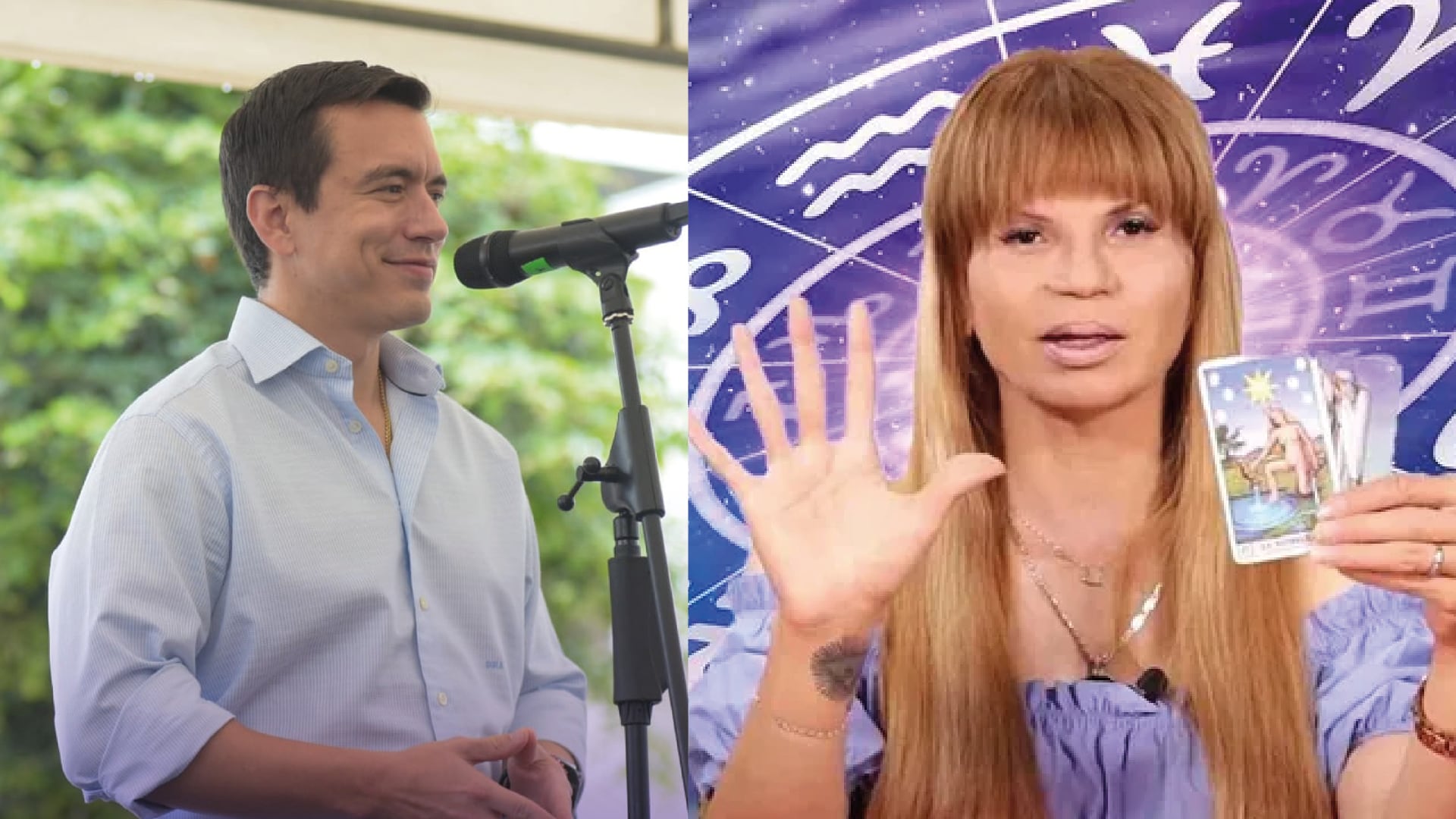 Presidente Daniel Noboa/ Mhoni Vidente sobre