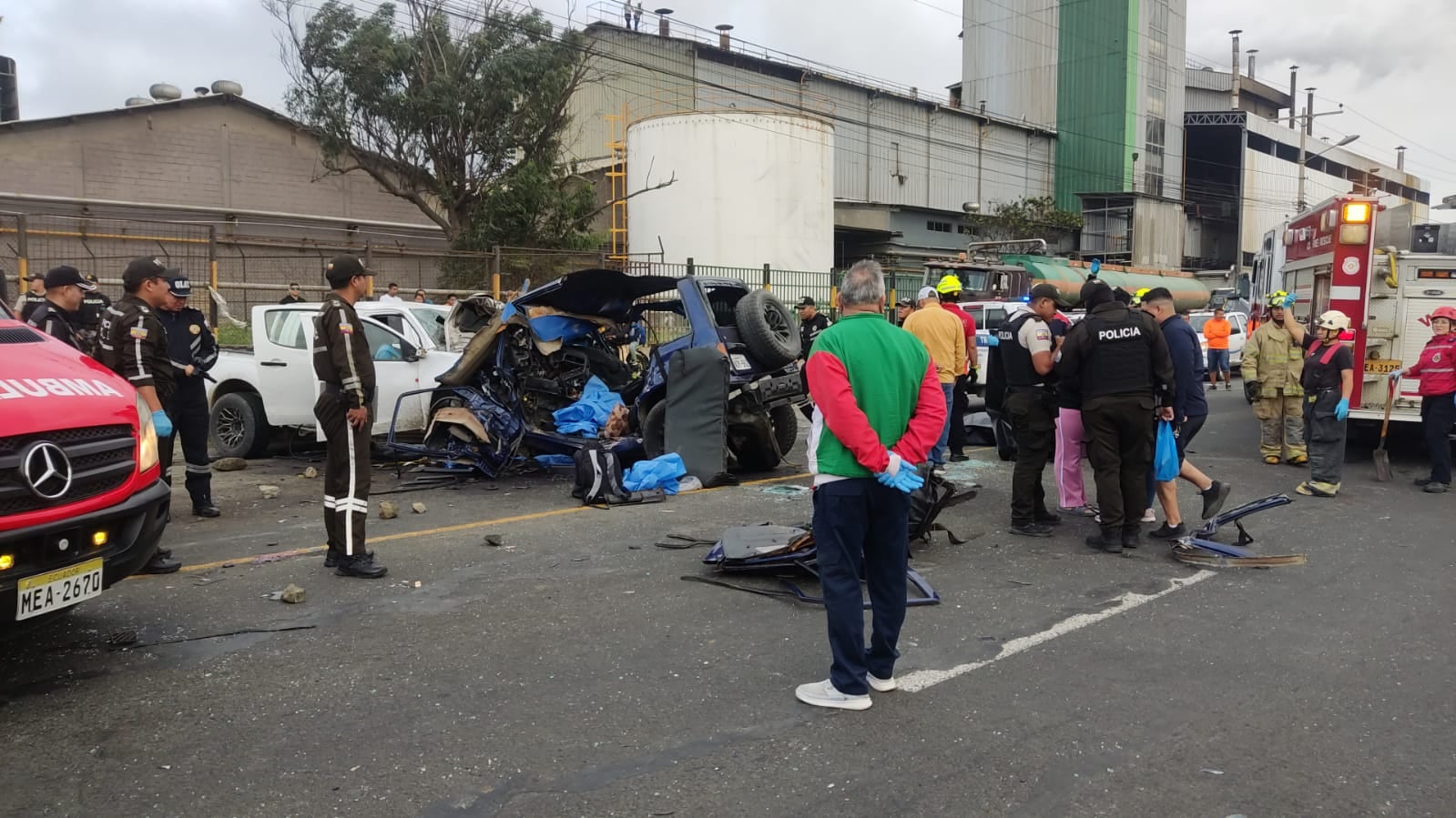Accidente en Manta