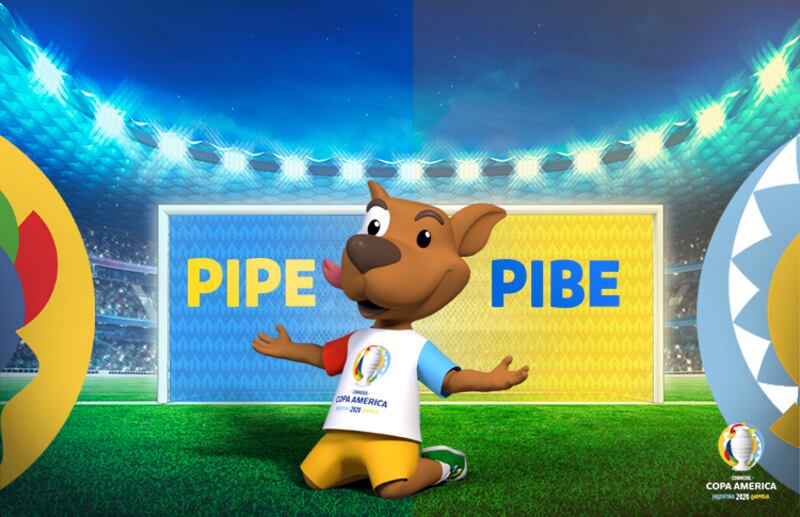 Pibe mascota de Brasil